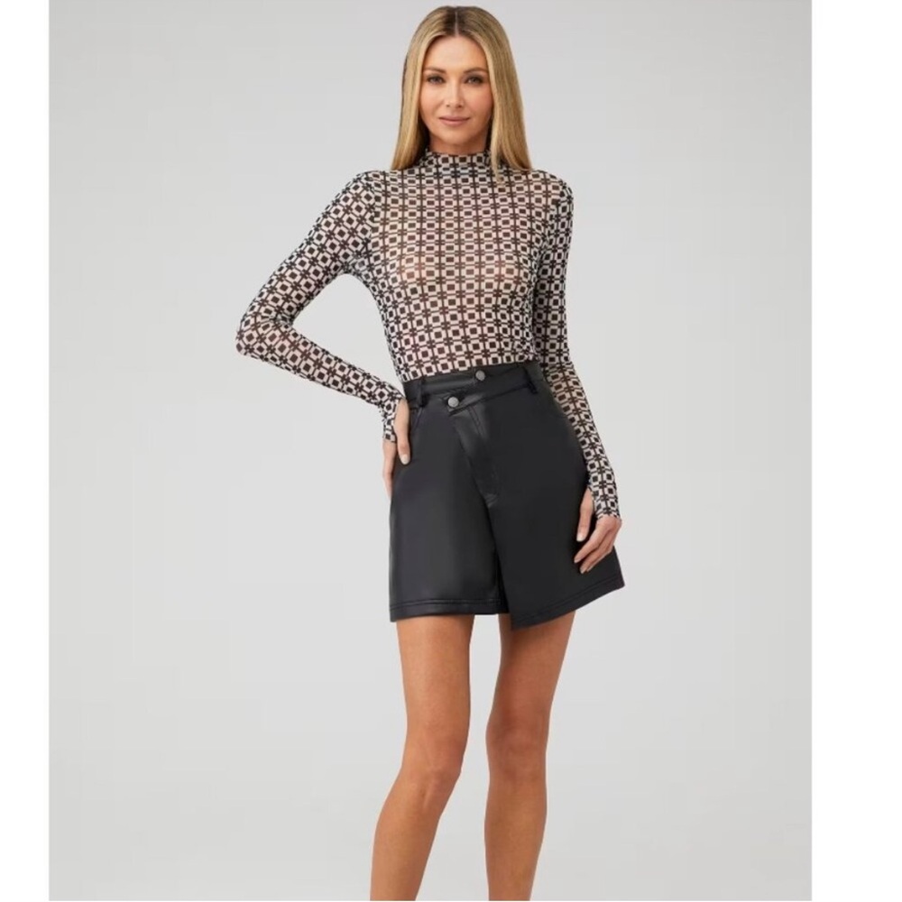 C/MEO Collective Under Control Vegan Leather Skirt Size 6